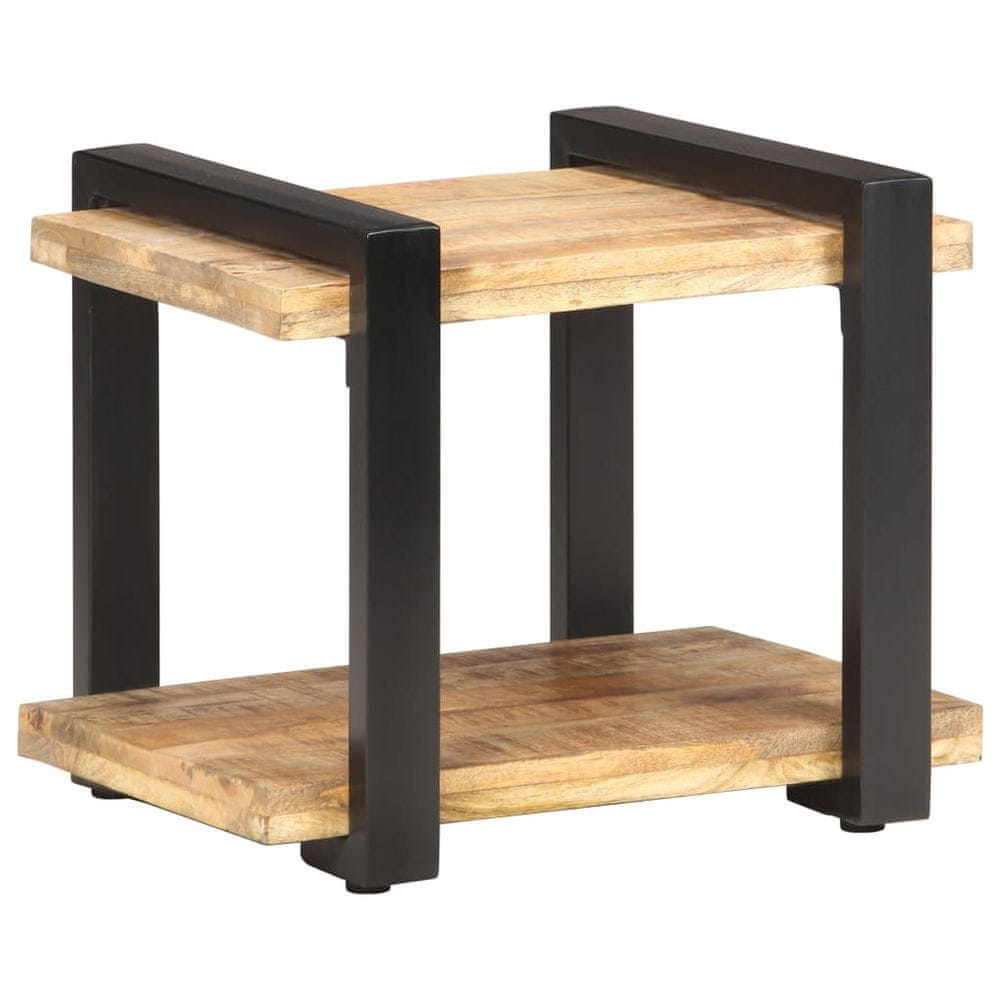 Vidaxl Nočný stolík 50x40x40 cm surové mangovníkové drevo